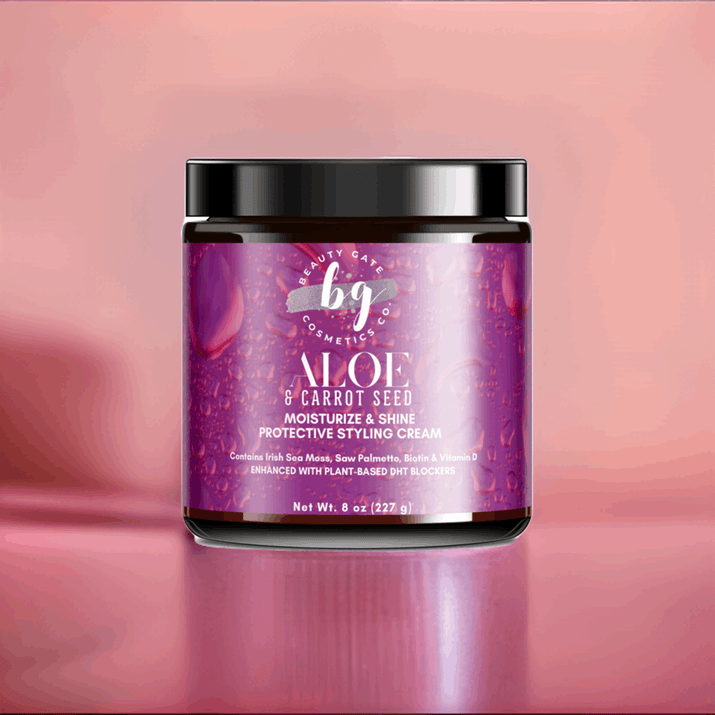 Beauty Gate Aloe & Carrot Seed Moisturize & Shine Protective Styling Cream - Beauty Gate Cosmetics