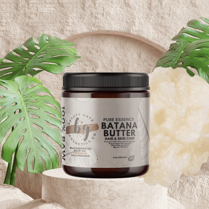 Beauty Gate Pure Essence Raw Solid Batana Oil - 100% Natural & Unsmoked - Beauty Gate Cosmetics