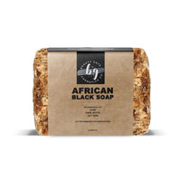 Beauty Gate Raw African Black Soap Bar - Beauty Gate Cosmetics